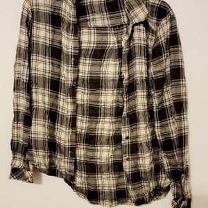 Plaid button up